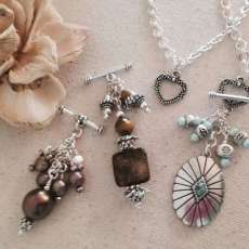 Necklace with Dangle attached and detached from Chain