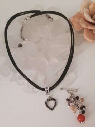 Brand New Leather Chain (Attachable Beaded Dangle Sold Separately)