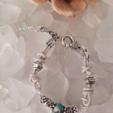 Brand New White Leather Bracelets