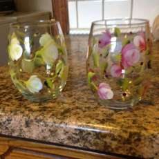 rose bud glasses