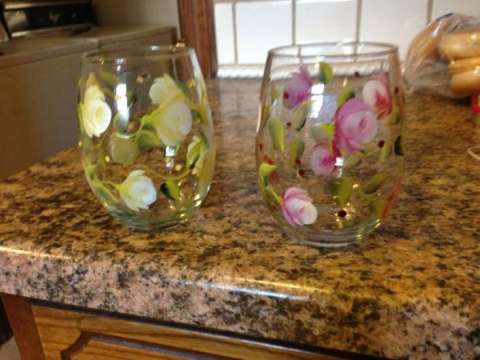 rose bud glasses