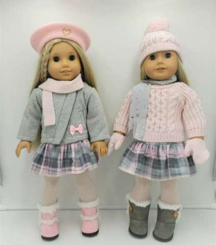 Pink and Gray Outfits