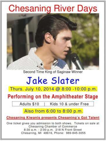 Jake Slater, Elvis Tribute Artist