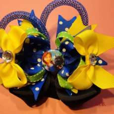 Return to OZ inspired 5" stacked hair bow
