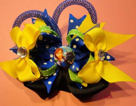 Return to OZ inspired 5" stacked hair bow