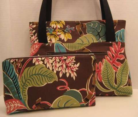 Floral Print Handbags Set