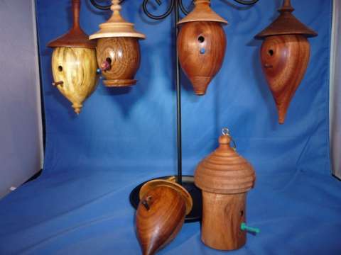 Mini-Birdhouse Heirloom ornaments
