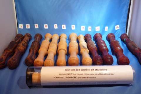 Original "Benson" "One-Eyed" drink Muddlers