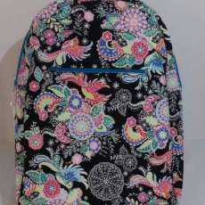 Backpack-$ 45.00- Large Zipper Pocket on Front- Inside Slip Pockets- Adjustable Straps- Top Loop For Hanging