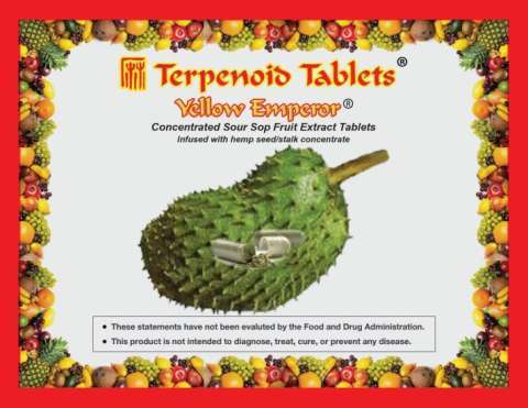 Terpenoid Tablets with Sour Sop and CBD