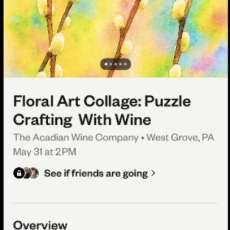 Example Flyer For Art Collage Workshops