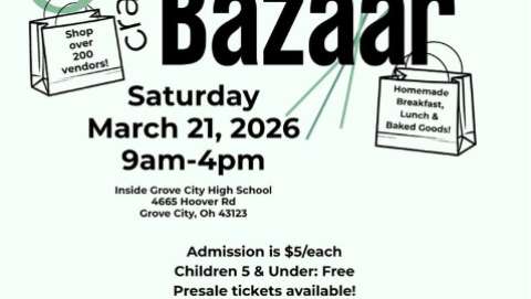 Grove City High School Band Spring Craft & Gift Bazaar