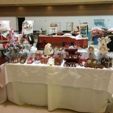 Table Set Up-St. Thomas A Beckett Church, Dec. 2014