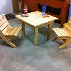 Junior Sports Chair and table