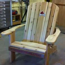 Razorback Adirondack Logo Chair 23" seat