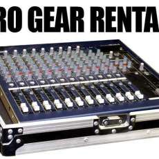 We rent Professional PA Systems