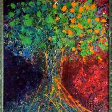 Tree of Life Blue and Red