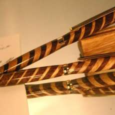 Graduated stripes Pen and Pencil set