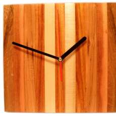 Handcrafted wood clock