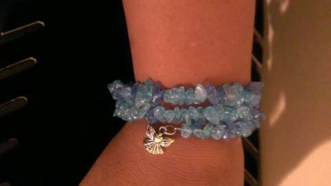 Blue Flake Bracelet