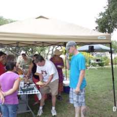 Feeding and giving clothes from soap procedes