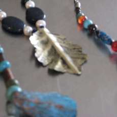 Hanforged brass and lapis