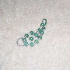 Jade and Sterling Bracelet