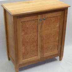 Cherry & burl cabinet