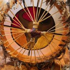 God's Eye on Back of Drums