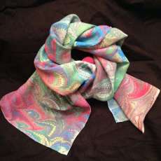 Hand Painted, 100% Silk, One of a Kind!