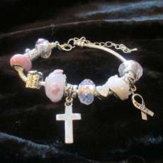 pink cancer survivor bracelet