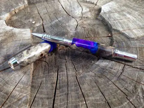 Fusion of maple burl and acrylic