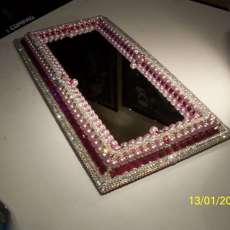 9 x 17 in mirror/cosmetic/perfume tray