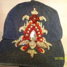 Denim Adjustable Baseball style cap