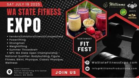 WA State Fitness Expo 2025 – The Ultimate Event for Fitness Enthusiasts!