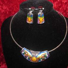 necklace and earring set