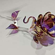 24kt Gold Fumed Rose