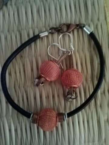 Basketball Earrings & Bracelet