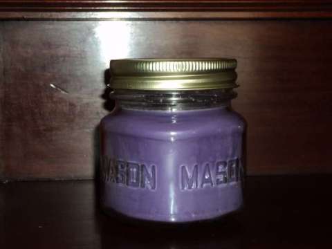 Lilac Soy Candle in Mason Jar