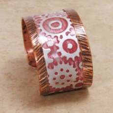 Mixed Metal "Gears" Cuff
