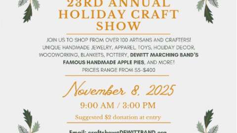 Dewitt Band Boosters Craft Show