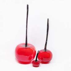 Set of 3 Glass Cherries by FIRE Studio