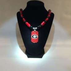 Georgia Fan Necklace