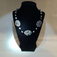 Zebra Print Casual Bling