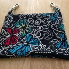 Turquoise Butterfly Belt Pouch