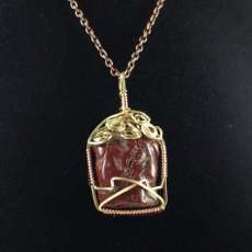 Red jasper wire wrap
