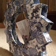 3D Wreath with Asian Dragon Pattern