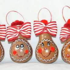 Light Bulb painted ornaments