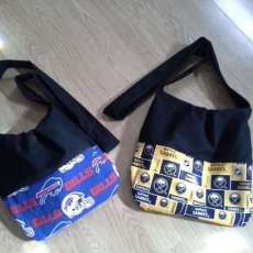 Buffalo Bills/Buffalo Sabres Reversible hobo bag