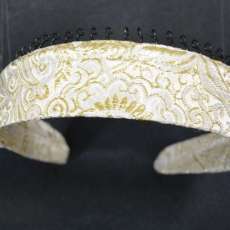 Ivory/Gold Brocade